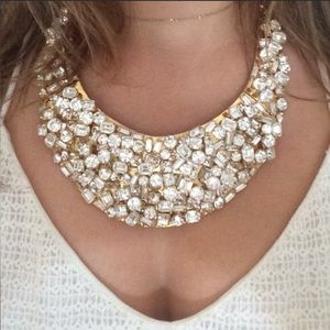 Kate spade kaleidoball crystal-encrusted bib statement necklace